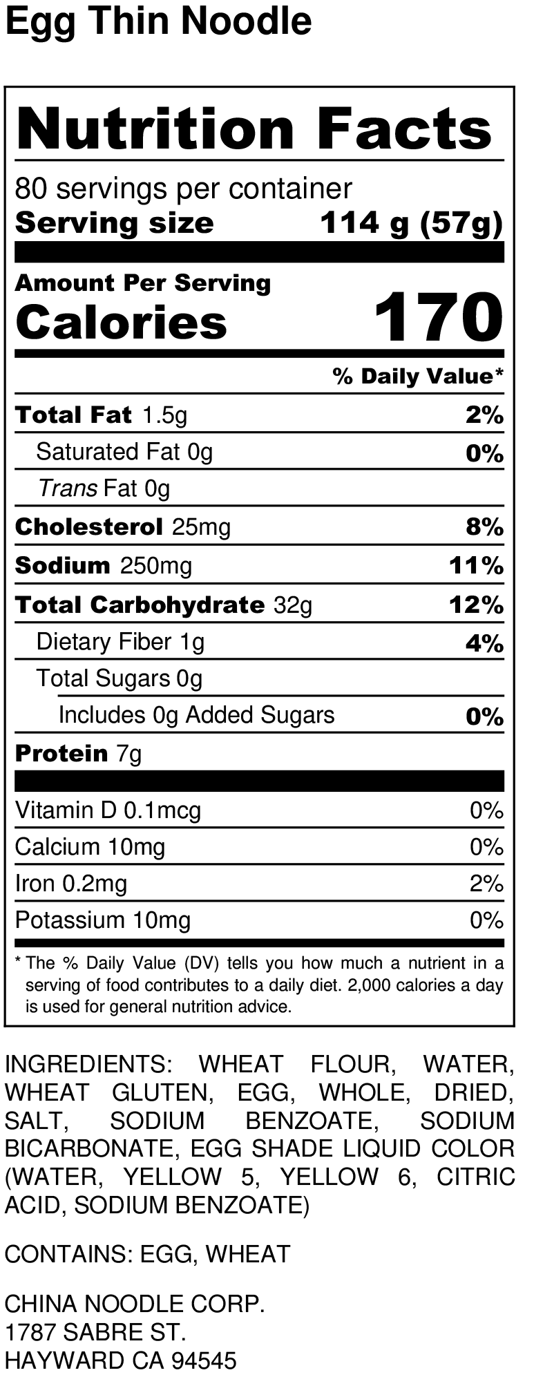 Nutrition Facts